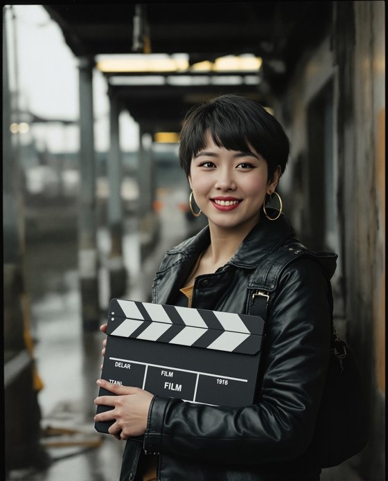 导演阿岚的肖像照